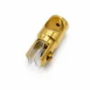 MD 914 SG - Conector stabilizare teava-sticla Satin GOLD