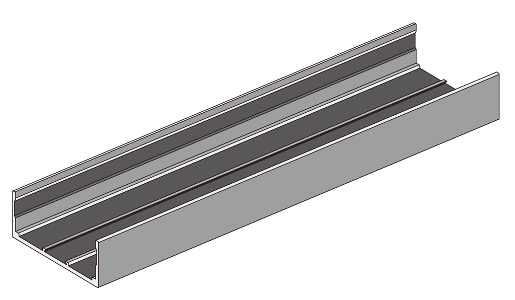 A203-40 OPK PS FG Profil capac lateral de capat tip D