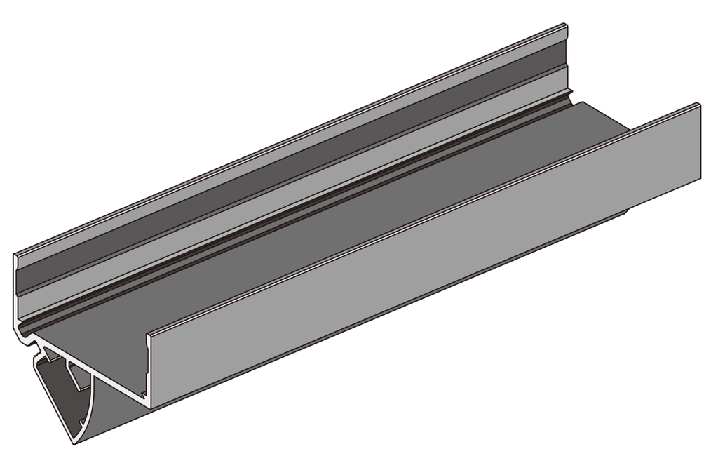 A206-40 OPK PS FG Profil capac lateral colt 90