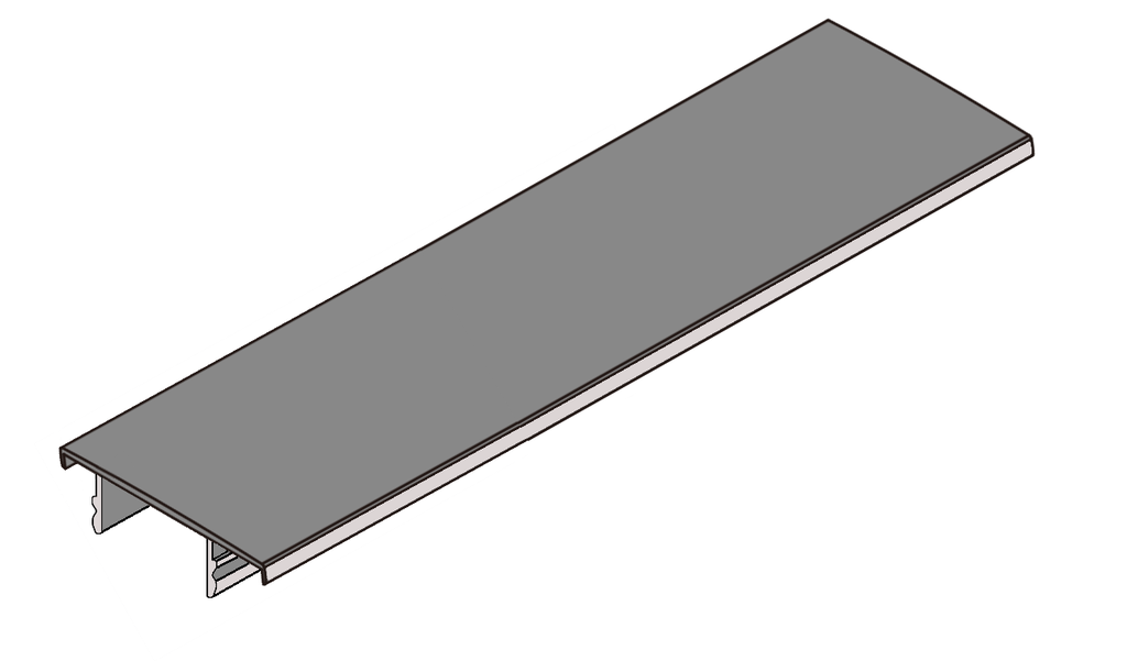 A2102-46 OPK PS FD Profil capac lateral vertical de capat tip D