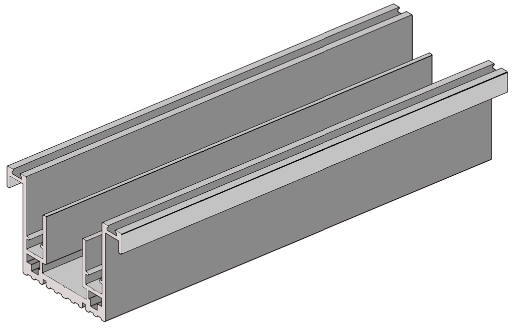 A276-46 OPK PS FD Profil superior/inferior cadru panou