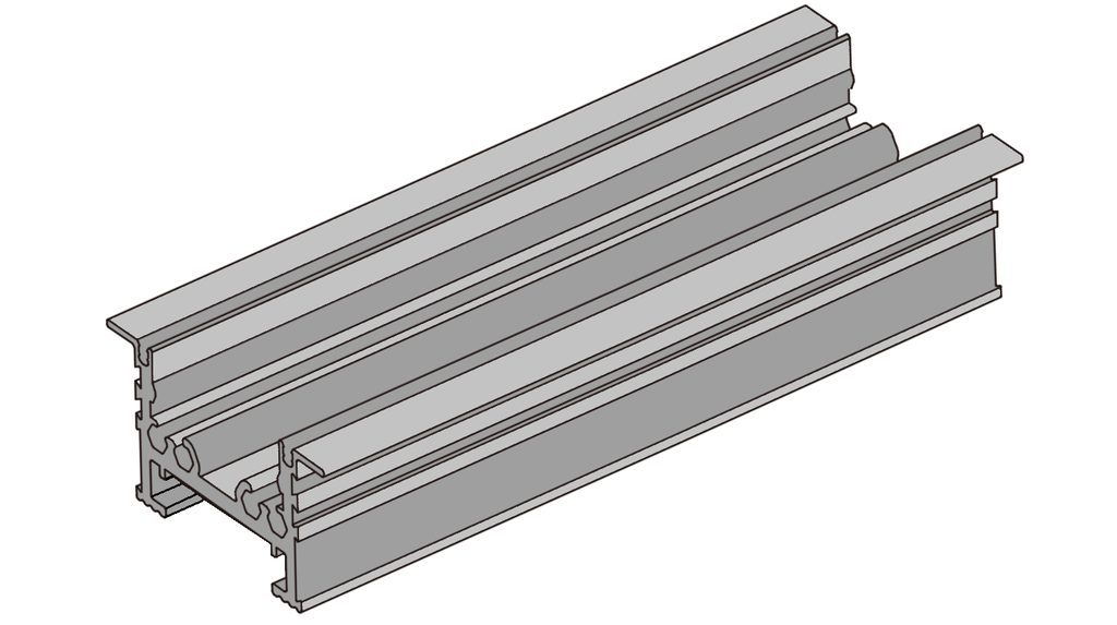 A2122-45 OPK PS FD Profil cadru lateral vertical panou BAZA