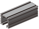 A101 OPK PS Profil sina de rulare pentru sistem telescopic, BLACK