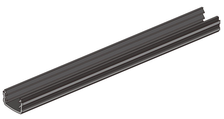 A408 OPK PS FG Garnitura etansare din silicon pentru sticla 8mm 3.5mt