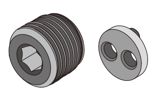A520-A521 OPK PS Set surub hexagonal si saiba plastic pentru ajustare inaltime sina