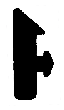 Garnitura exterioara 16-20mm pentru profil balustrada EX50 (CNT-019KL)