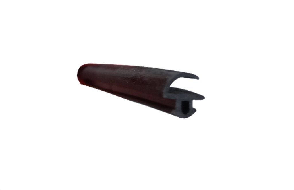 Garnitura V TPE-TX 143 NEGRU pentru profil toc sticla 34x47/50