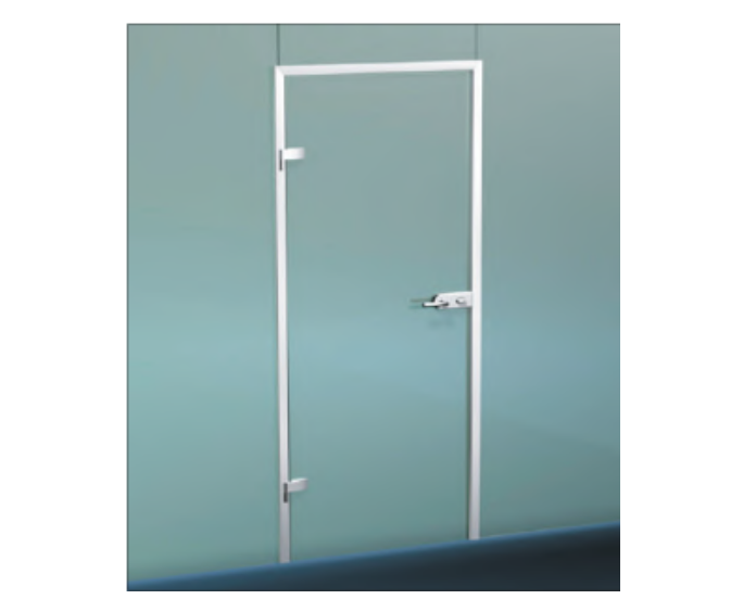 KIT (toc fixare sticla) 2086x890x2086mm anodizat