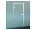 KIT (toc fixare sticla) 2086x890x2086mm anodizat