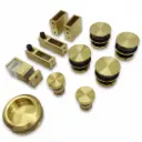 Kit dus glisant cu panou fix (SATIN GOLD)