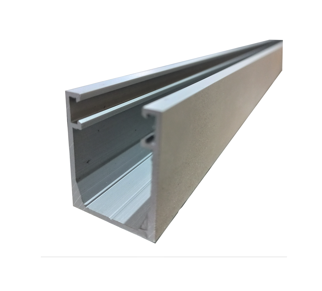 KP34U Profil perimetral tip U - ANODIZAT 28x35mm