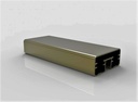 Mana curenta 60x25 bronz sticla (12 mm)