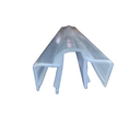 MD 006 /8mm - Garnitura siliconica de legatura sticla-sticla 8 mm  (a=20mm) h2200mm