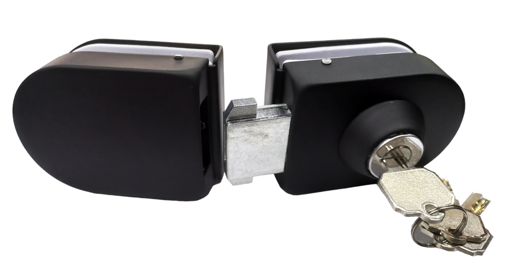 MD 011S -1 Black - Incuietoare sticla-sticla cheie unilateral BLACK