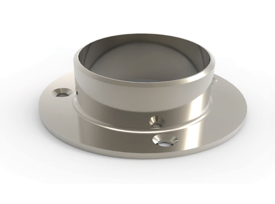 MD 01-46 Flansa perete - mana curenta aluminiu natural (diam 50)