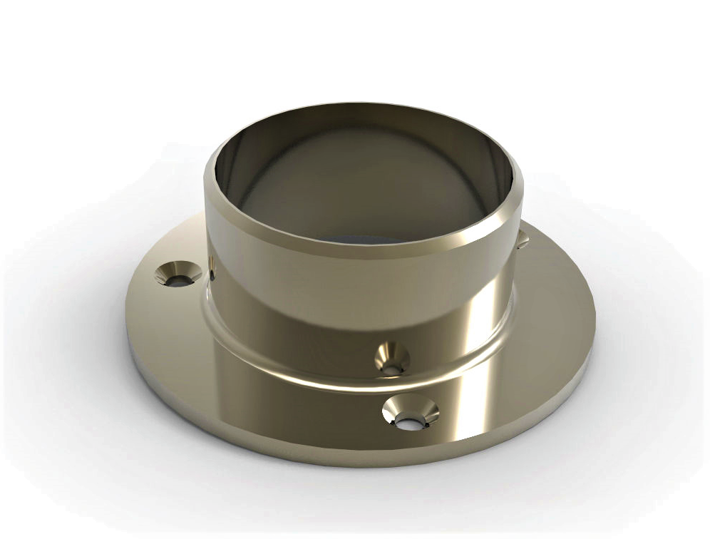 MD 01-48 Flansa perete - mana curenta aluminiu BRONZ (diam 30)