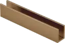 MD 101SS GR - Profil U inox 12x20x1.0mm (sticla8-10mm) 300cm GOLD ROSE