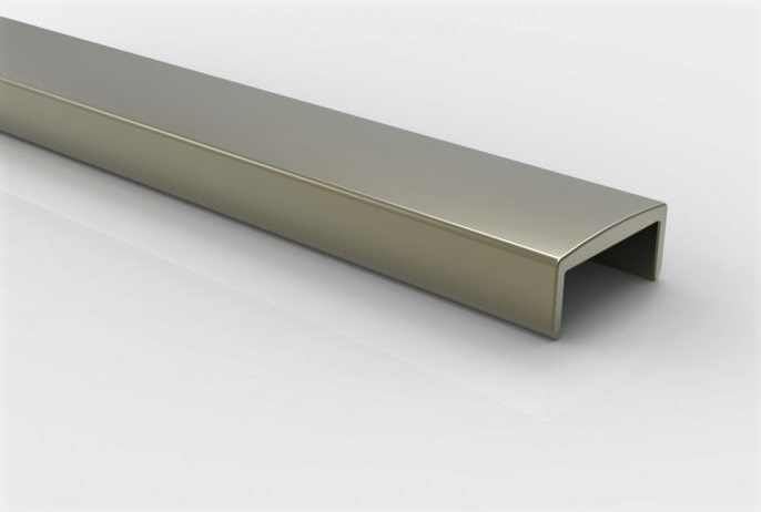 MD 103A/20 Profil mana curenta din aluminiu BRONZ sticla 20mm