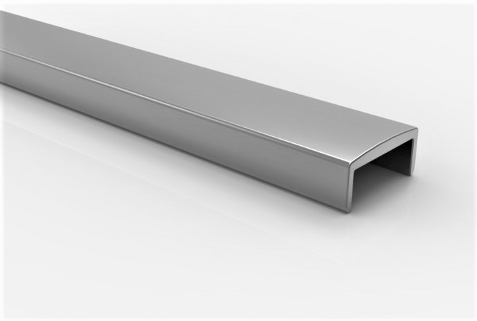 MD 103A-20 Profil mana curenta din aluminiu NATUR sticla 20mm.