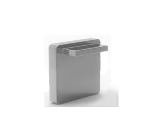 MD 110 Dop de capat mana curenta aluminiu natural 30x28