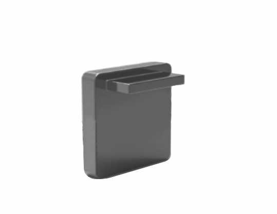 MD 110 Dop de capat mana curenta aluminiu RAL 7016 30x28