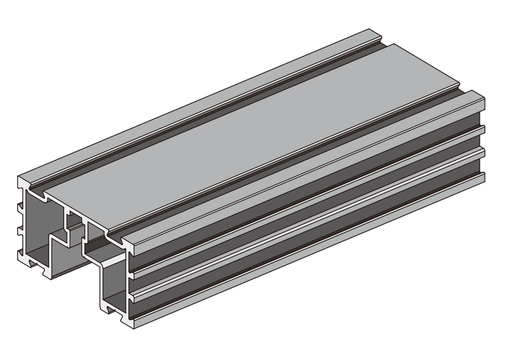 A112 OPK PS Profil sina glisare/ profil vertical sustinere pentru usa POCKET