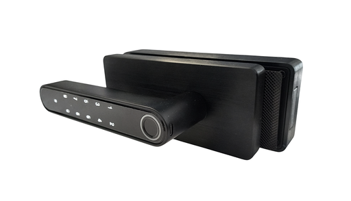 [PR-00004435] MAG/S01 B Incuietoare SMART magnetica pentru usa de sticla cu toc (maner amprenta) Black