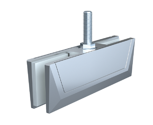Clema prindere sticlă OPK E-Space cu capac decorativ, 1 usa