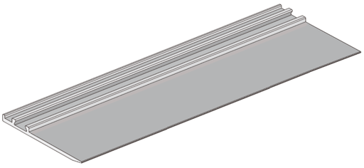 A366 OPK PS Capac decorativ lateral pentru sistem cu sina incastrata