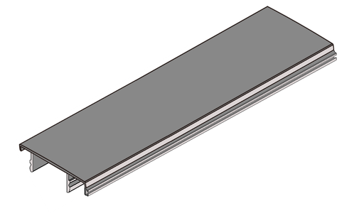 A2123-45 OPK PS FD Profil capac lateral vertical intermediar tip C, cu perie