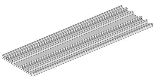 A314-45 OPK Perfect FD Profil Capac mascare inferior intermediar, panou 45mm