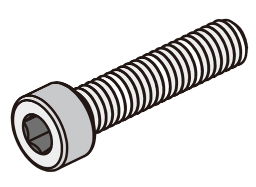 [PR-00005009] A553 OPK PS Surub autofiletant cu cap hexagonal interior – M4x18, pentru cadru panou (8 buc./panou)