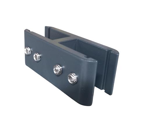 MD M008-ALUM-180 - Conector aliniere balustrada sticla-sticla 180* (10-13mm)