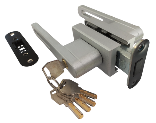 [TC-00003939] MAG/01L A Incuietoare orizontala magnetica pentru profil perimetral (rotunjita maner gol) ANOD