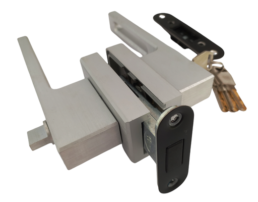 [TC-00003935] MAG/02L A Incuietoare orizontala magnetica pentru profil perimetral (maner gol) ANOD