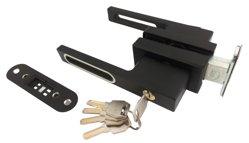[TC-00003934] MAG/02L B Incuietoare orizontala magnetica pentru profil perimetral (maner gol) Black