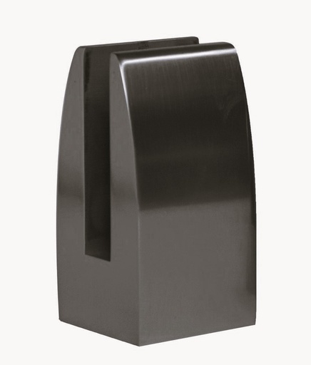 [TC-00003894] MC-209-C Picior sustinere sticla 10-12mm, patrat din aluminiu (RAL 7016)