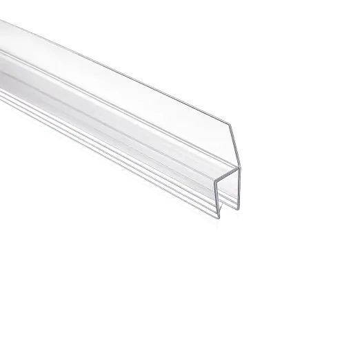 [FR-00000096] MD 204 /8mm - PVC Seal-LIP LATERAL 90° (GLASS 8mm) h2200