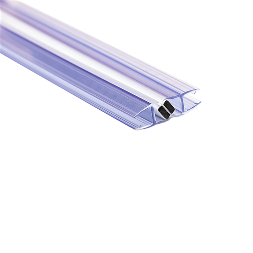 [TC-00000400] MD 208-10 - Garnitura siliconica135* cu magnet alb (H-2.5m / sticla10mm)