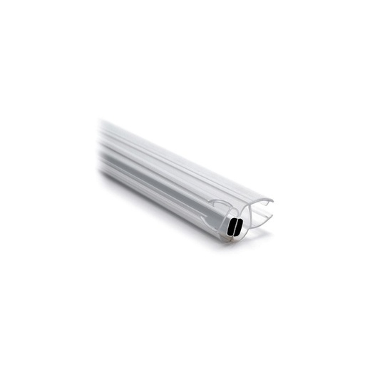 [TC-00000401] MD 208-8 - PVC Seal135* WITH MAGNET WHITE (GLASS8mm)