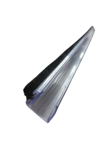 [TC-00002438] MD 22H-10 - Garnitura siliconica cu perie laterala (sticla 10mm) h3000