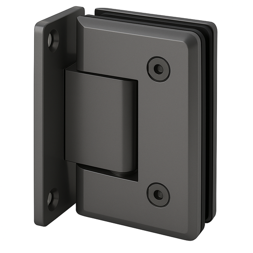 [TC-00003045] MD 301 GMG - Hinge wall-glass, full plate 90° GUNMETAL GRAY