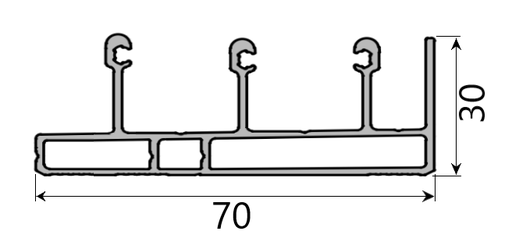 Md 30x70 sina de glisare 3 cai(inferioara/superioara), , slider next