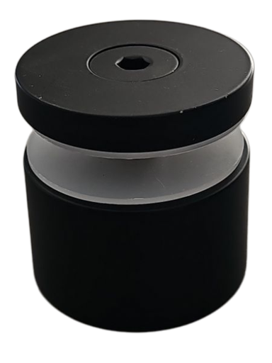 [TC-00002150] MD 40110A B -30x50mm - Conector tip distantier inox BLACK