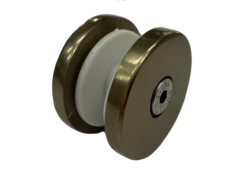 [TC-00002205] MD 522/40 Bronz Conector aliniere sticla balustrada, aluminiu Bronz