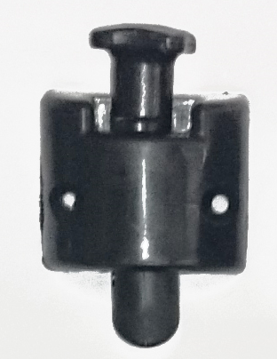 [TC-00001171] MD 6007-NR - Zavor plastic cu buton negru TANGO