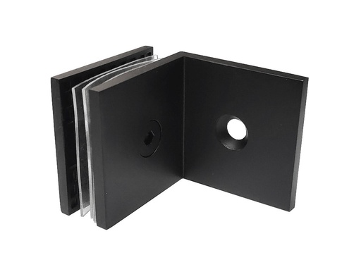 [TC-00001777] MD 722 B - CONNECTOR GLASS-WALL 90° BLACK