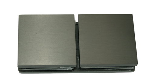 [TC-00003052] MD 724 GMG - CONNECTOR GLASS-GLASS 180° GUNMETAL GRAY