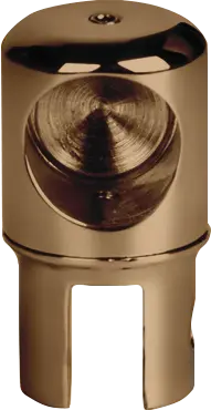 [TC-00003030] MD 914A GR - CONNECTOR STABILIZATION PIPE-GLASS (CLOSED) GOLD ROSE