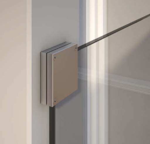 [TC-00001604] MD-100V Conector sticla 10-12mm,balcon francez (mat natural)